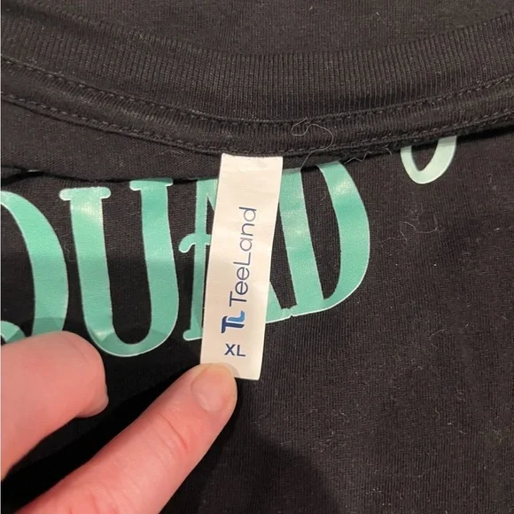 Black Birthday Squad Graphic T-Shirt Short Sleeve XL - Picture 5 of 5